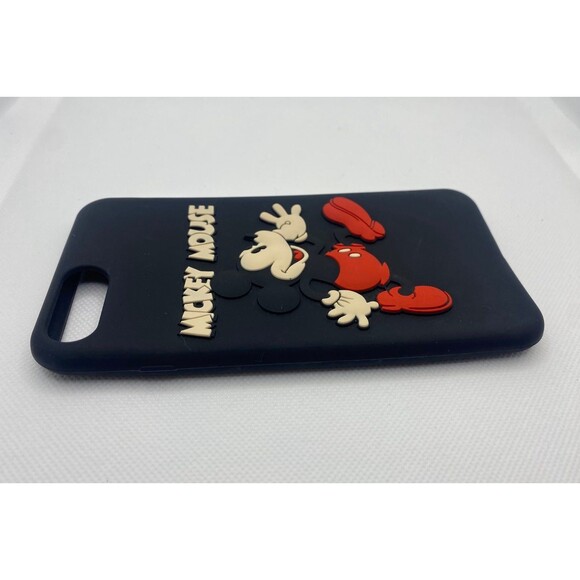 MICKEY MOUSE‎ RUNNING Black Phone Case 3D silicone iPhone 678 Plus - Picture 5 of 7